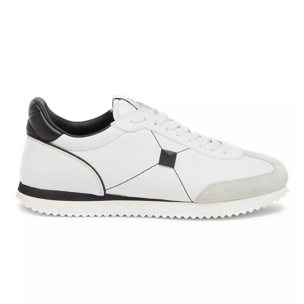 Size 42 Valentino Garavani Retrorunner Sneakers White Black